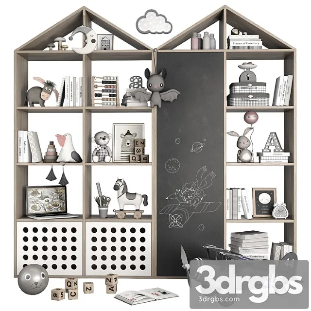 Children Set 8 3D Model Free