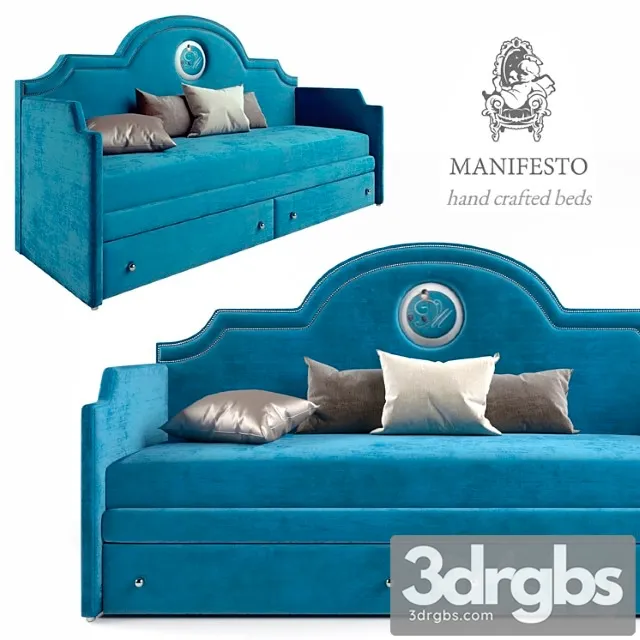 Children Sofa Bed Royal Manifesto 3D Model Free