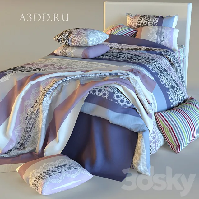 Children's bed 10 800h1600 3D Model