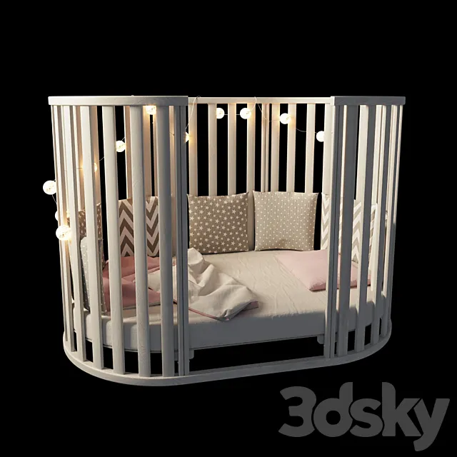 Childrens bed 3DModel