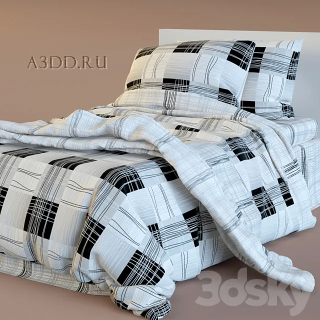 Children's bed 9 1000h1600 3D Model