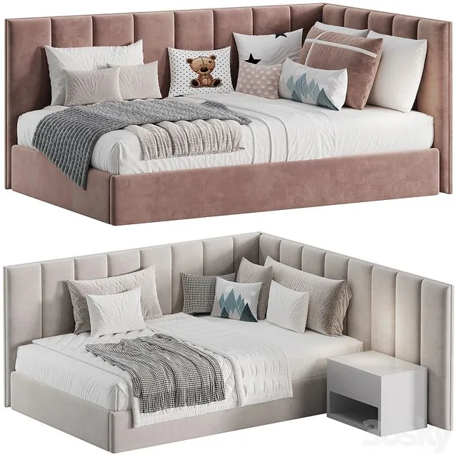 Childrens bed Barcelona 3D Model
