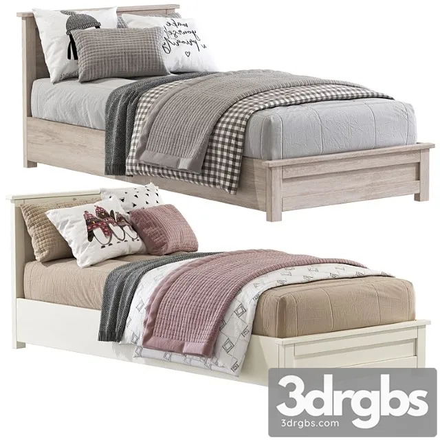 Childrens Bed Loft 3 3D Model Free