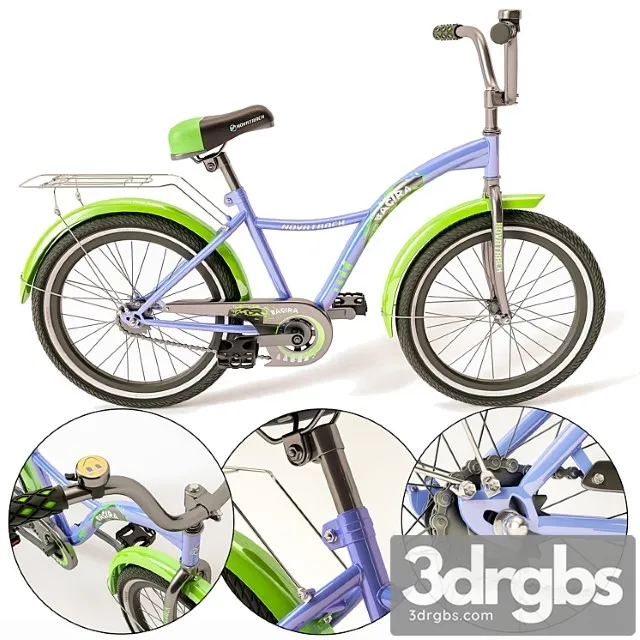 Childrens Bicycle 2 3D Model Free