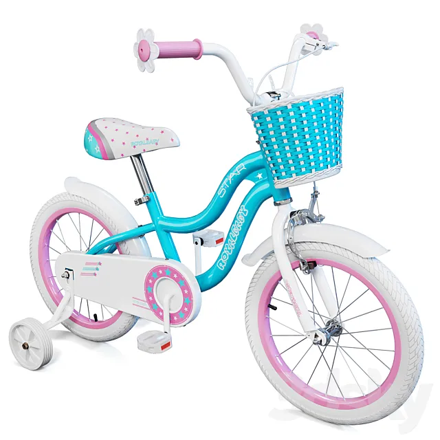 Children's bike ROYAL BABY STARGIRL 3D Model