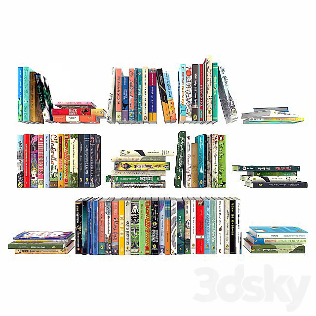 Children's books 3DModel