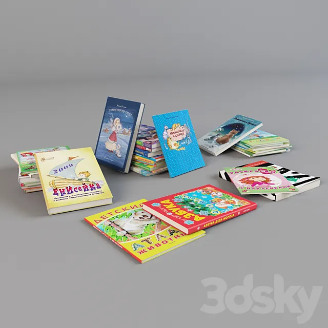 Children's books 3DModel