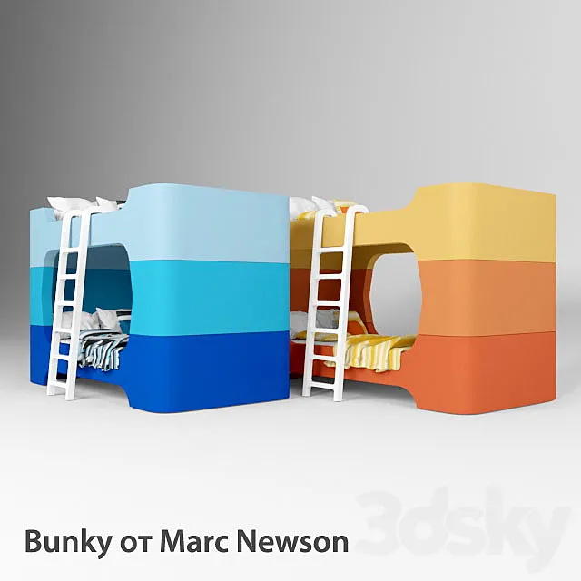 Children's bunk bed Bunky from Marc Newson 3DModel
