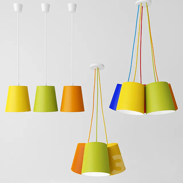 Children's chandelier TK LIGHTING 3D Model