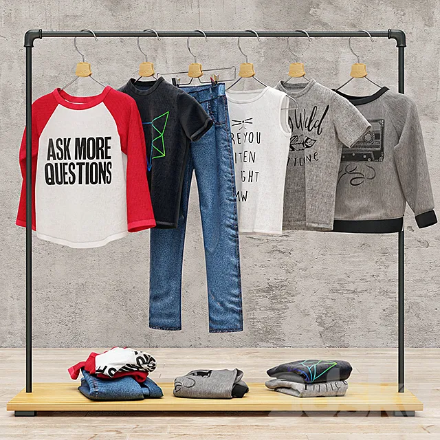 Children's clothing 2 3D Model