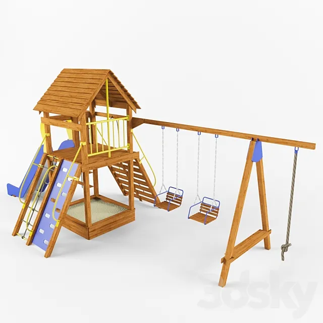 Children’s complex Holiday of the kid 3D Model