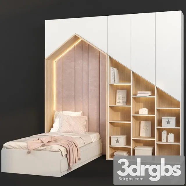 Childrens Custom Furniture 201 3D Model Free