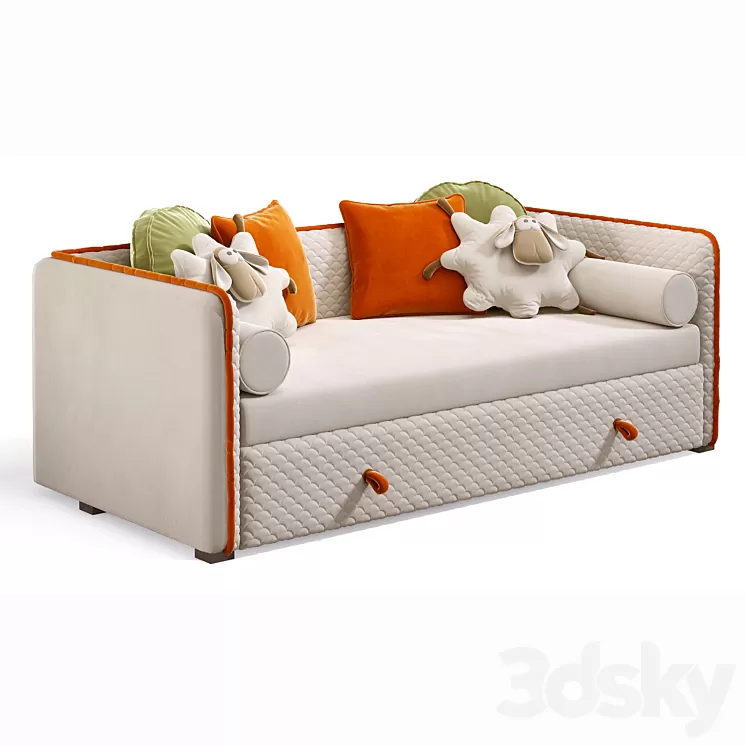 Children's folding sofa BARASH/ Iriska 3D Model Free