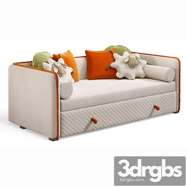 Childrens Folding Sofa Barash Toffee 3D Model Free