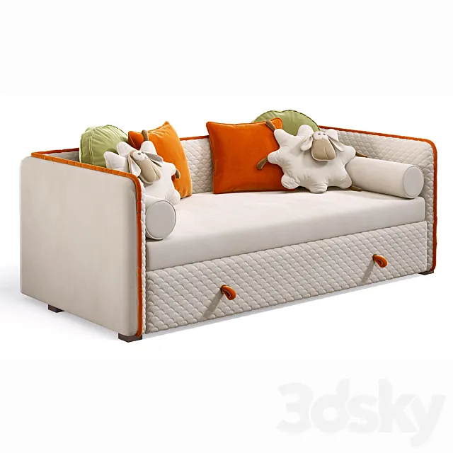 Children's folding sofa BARASH_ Iriska 3D Model