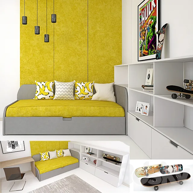 Children's furniture 2 3DModel