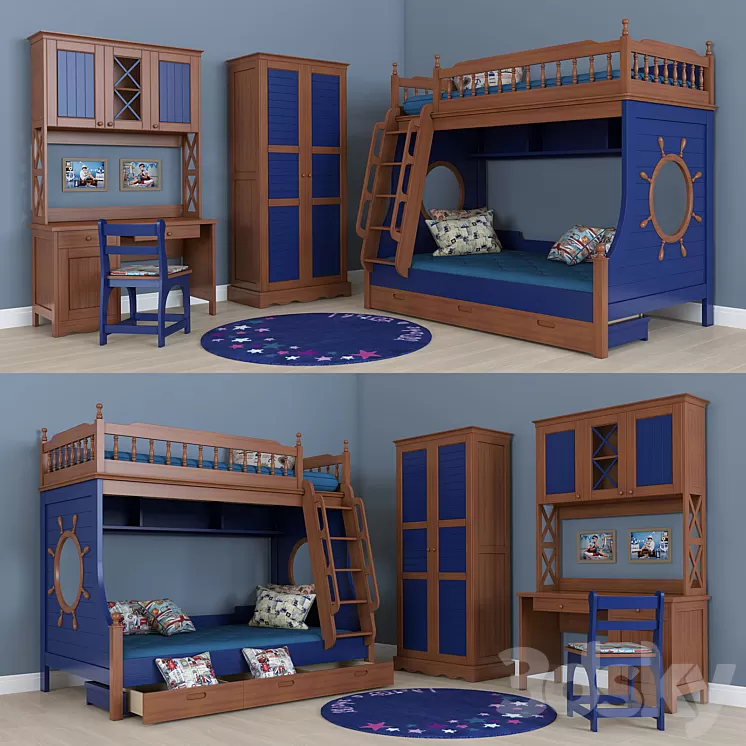 children's furniture 3D Model