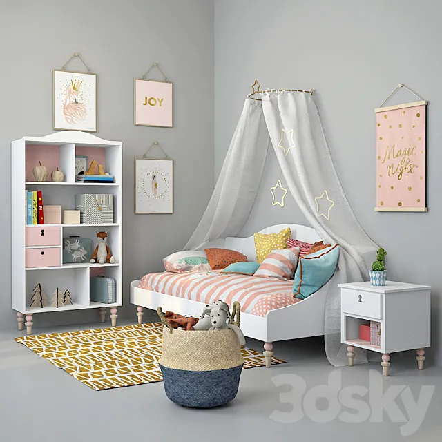 Children's furniture and accessories 16 3DModel