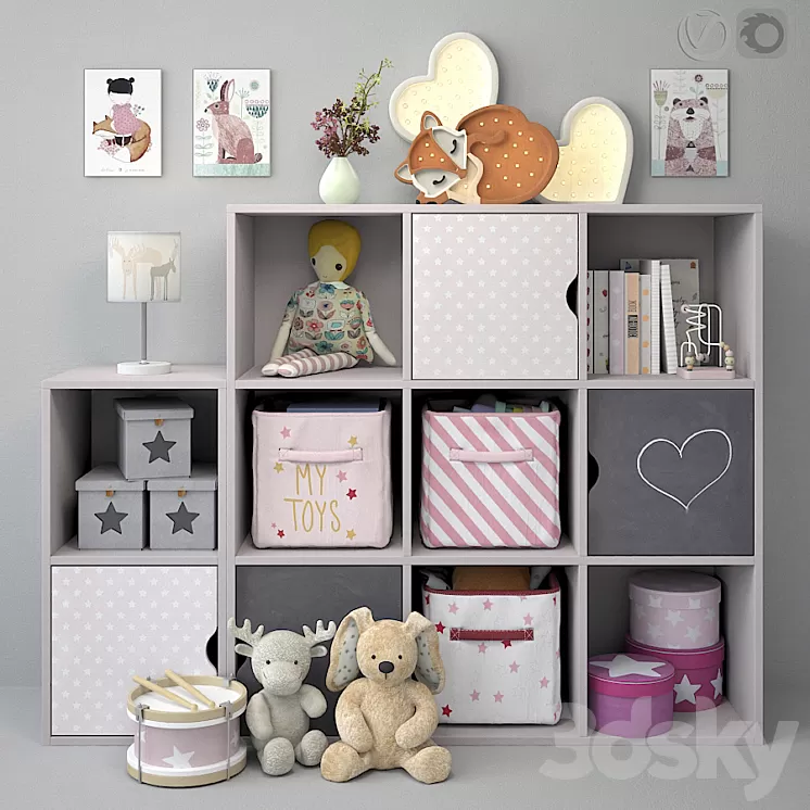 Children's furniture and accessories 19 3D Model