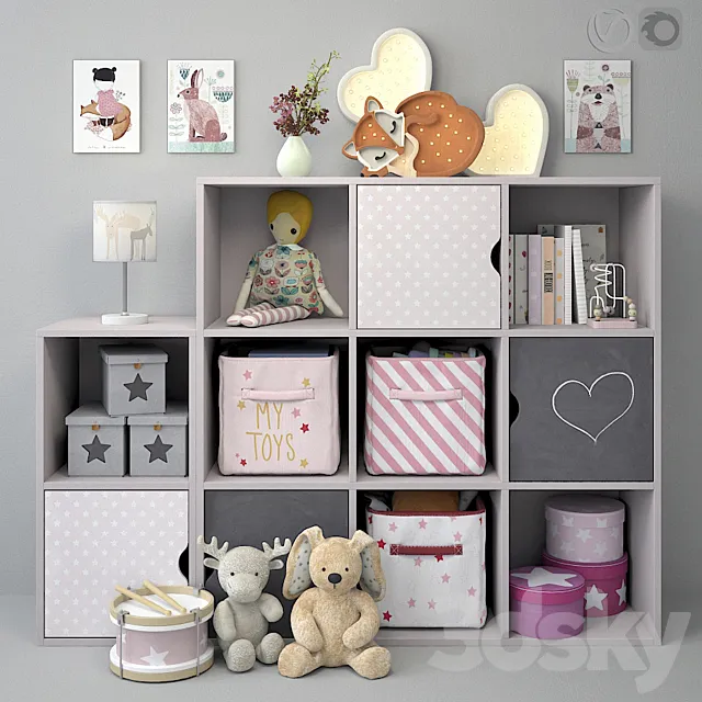 Children's furniture and accessories 19 3DModel