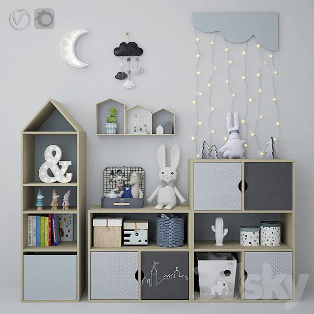 Children's furniture and accessories 22 3DModel