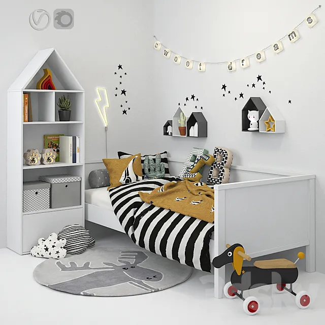 Children's furniture and accessories 24 3DModel