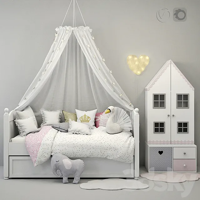 Children's furniture and accessories 25 3DModel