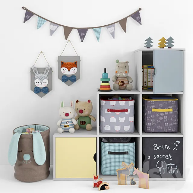 Children's furniture and accessories 28 3DModel