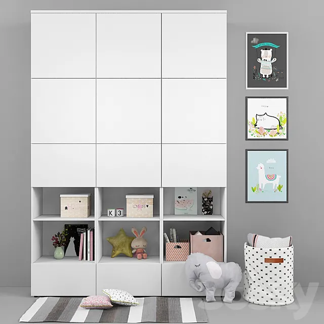 Children's furniture and accessories 40 3DModel