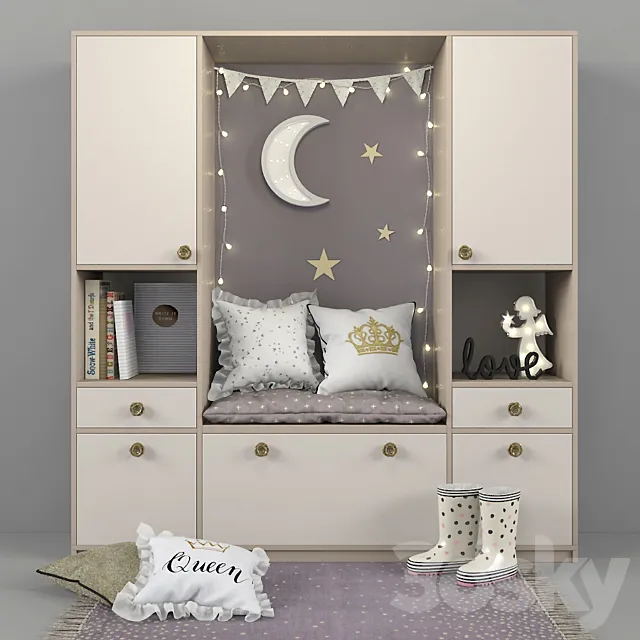 Children's furniture and accessories 43 3D Model