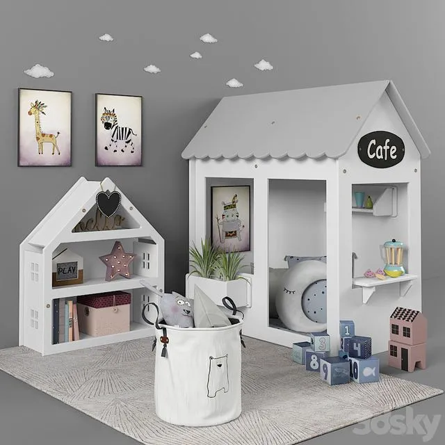 Children's furniture and accessories 46 3D Model