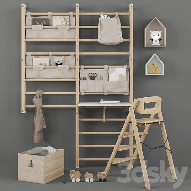 Children's furniture and accessories 54 3DModel