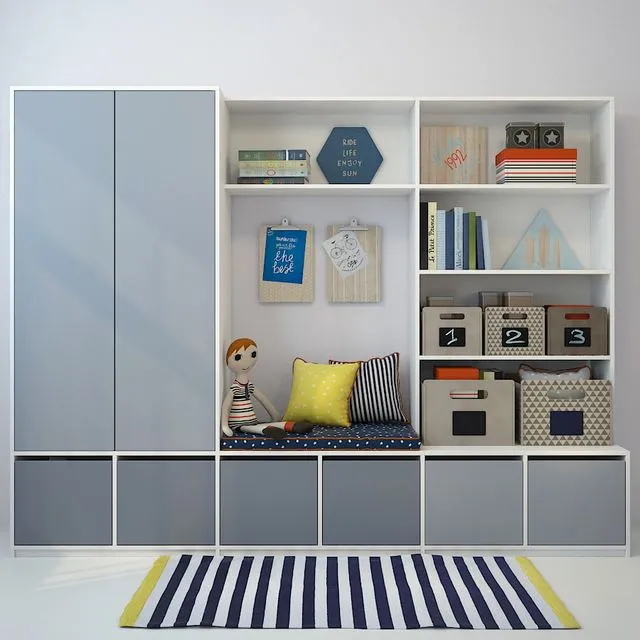 Children's furniture and accessories 6 3D Model