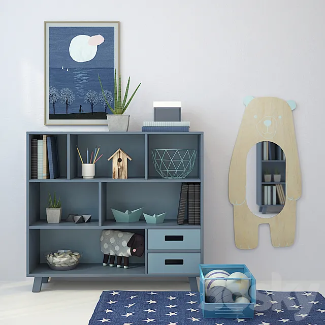 Children's furniture and accessories 8 3DModel