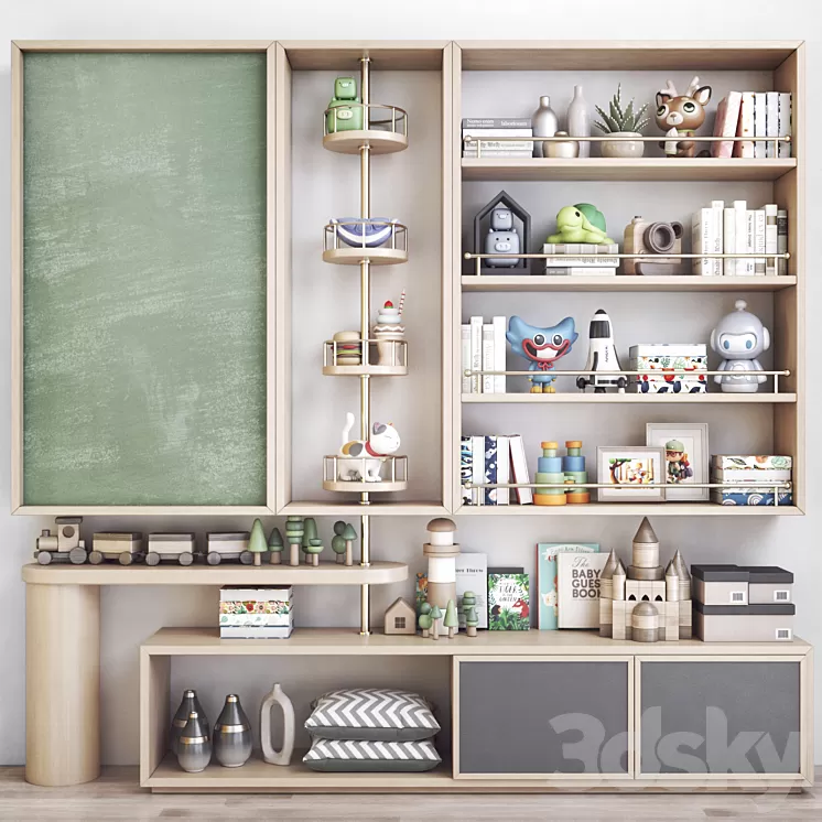 Childrens furniture and toys 26 3D Model Free