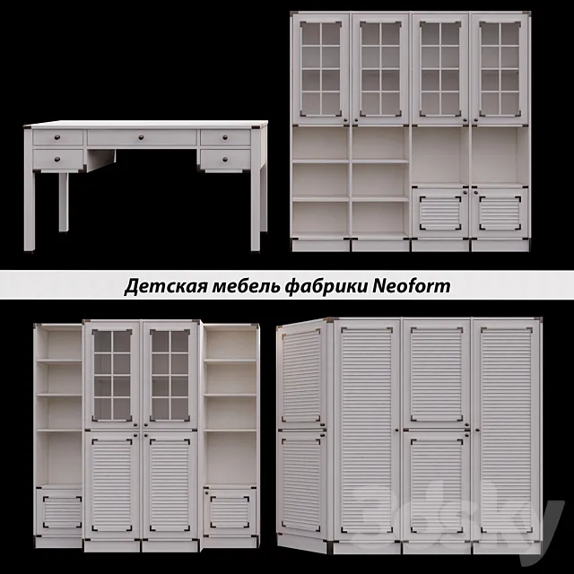 Children's furniture factory Neoform 3D Model