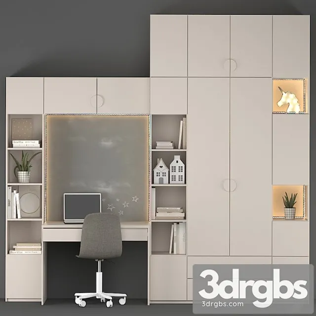 Childrens Furniture On Order chz 3D Model Free