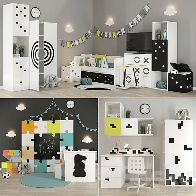 Children's Furniture Prolonga 3DModel