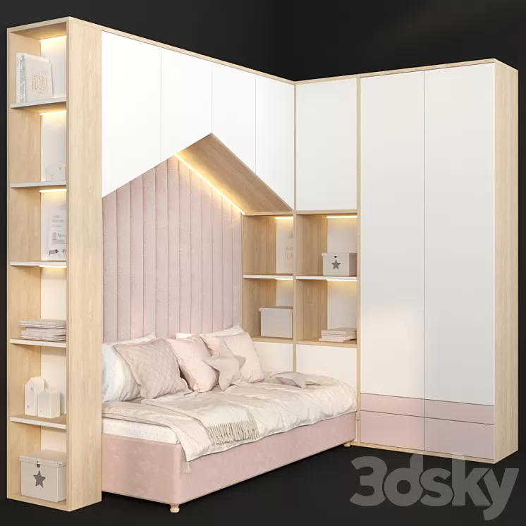 Children's furniture to order 205 3D Model