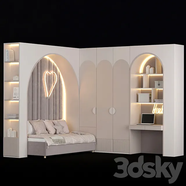 Children's furniture to order 212 3D Model