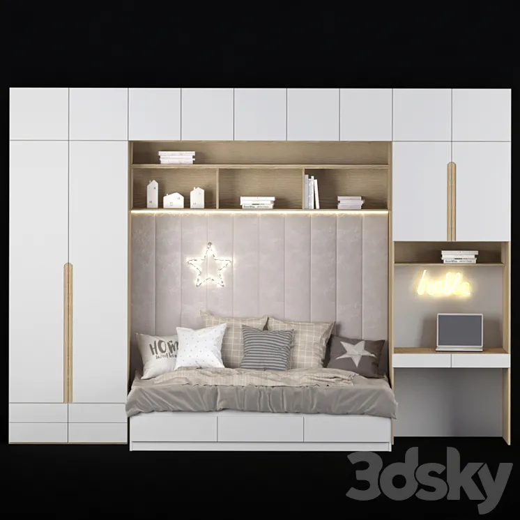 Children's furniture to order 225 3D Model Free Download