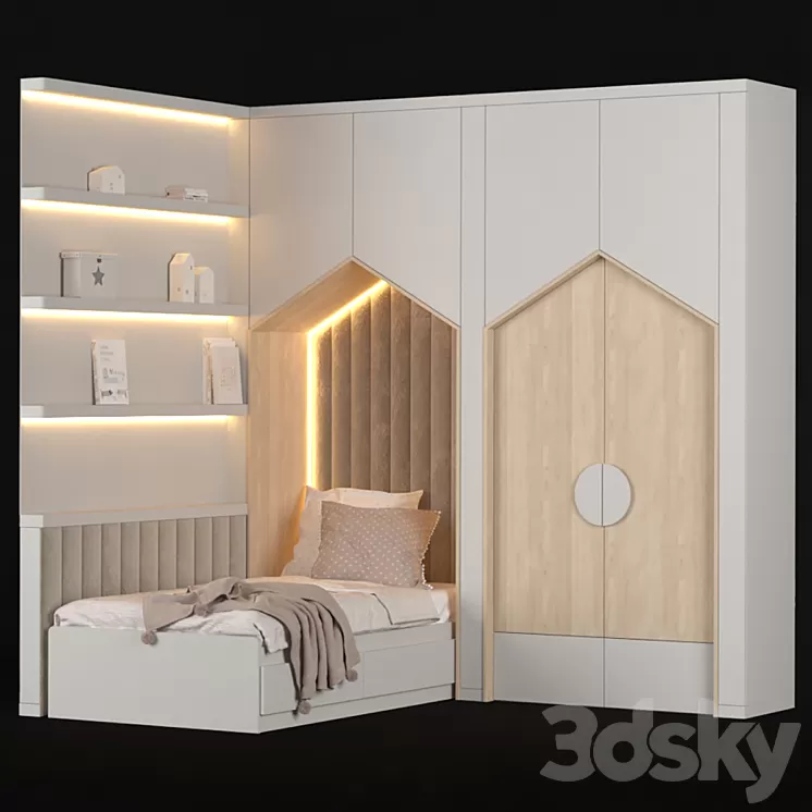 Children's furniture to order 257 3D Model Free Download