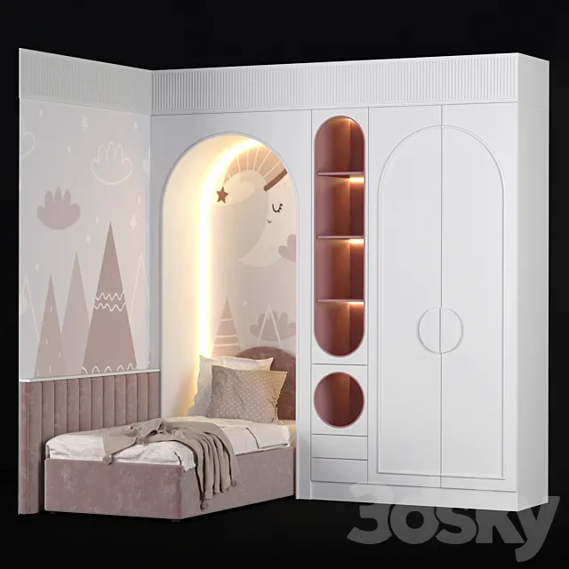 Children's furniture to order 350 3D Model