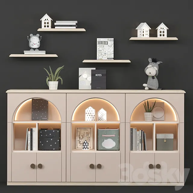 Children's furniture to order 85 3D Model