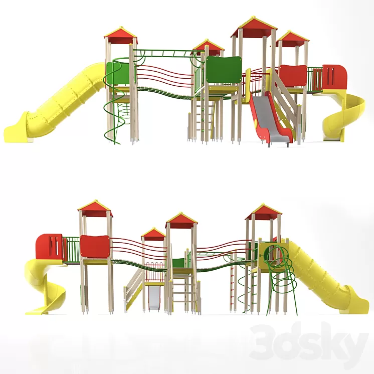 Children's game complex 13 3D Model