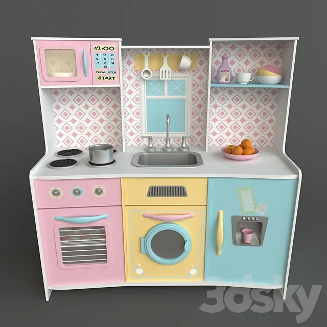 Children's kitchen KIDKRAFT SWEET TREATS 3DModel