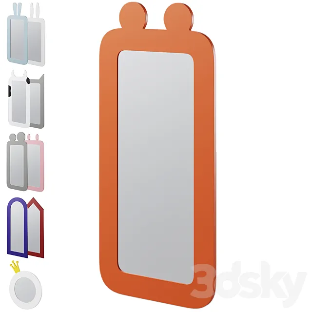 Children's mirror by Little street 3D Model