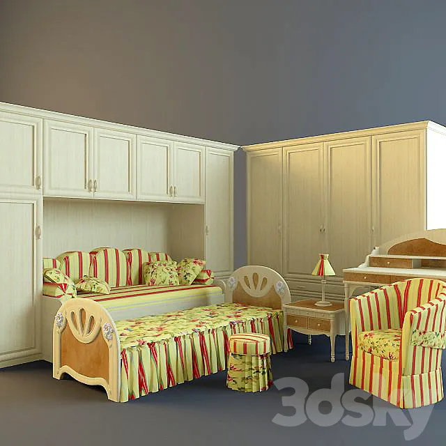 children's Necklace "Manhattan" 3DModel