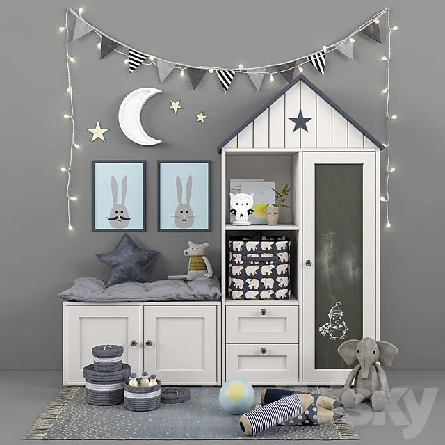 Children's play area 03 3D Model