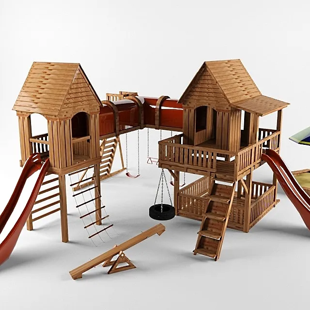 children’s playground 3D Model